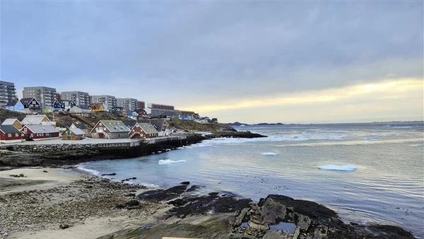 Quang cảnh thành phố Nuuk, Greenland. (Ảnh: THX/TTXVN)