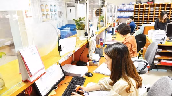 Xử lý đơn đăng ký quyền sở hữu trí tuệ tại Cục Sở hữu trí tuệ. (Ảnh: THỦY NGUYÊN)