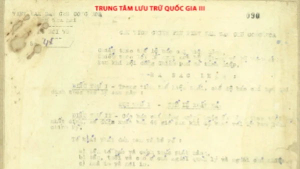 Nguồn: Trung tâm Lưu trữ quốc gia III