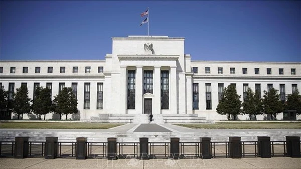 Trụ sở Cục Dự trữ Liên bang Mỹ ở Washington, DC. (Ảnh: THX/TTXVN)