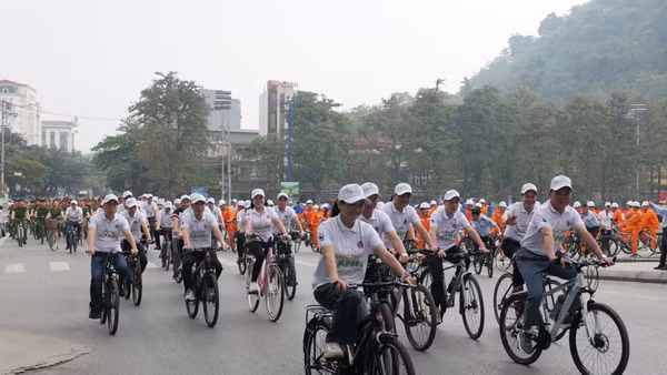 Tuyên Quang phát động đạp xe hưởng ứng chiến dịch Giờ Trái đất năm 2026.