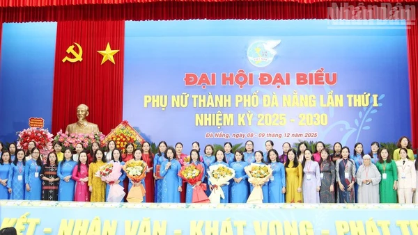 Ban Chấp hành Hội Liên hiệp Phụ nữ thành phố Đà Nẵng khóa I, nhiệm kỳ 2025-2030 ra mắt.