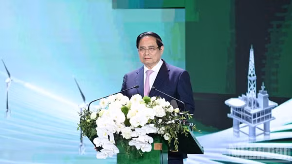 Thủ tướng Phạm Minh Chính phát biểu ý kiến chỉ đạo hội nghị. (Ảnh: Trần Hải)