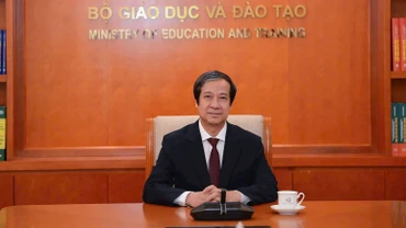 Bộ trưởng Giáo dục và Đào tạo Nguyễn Kim Sơn (Ảnh: Thế Đại)