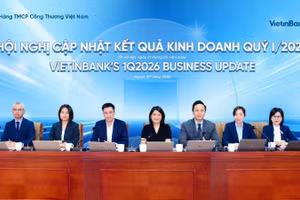 Toàn cảnh Hội nghị cập nhật kết quả kinh doanh quý 1/2026 của VietinBank.