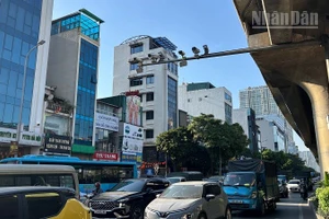 Hệ thống camera AI sẽ hỗ trợ tối ưu hóa điều tiết giao thông của Hà Nội. (Ảnh: THÙY LINH)