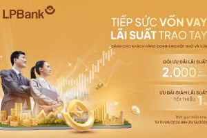 LPBank triển khai chương trình Tiếp sức vốn vay lãi suất trao tay dành riêng cho khách hàng doanh nghiệp nhỏ và vừa.