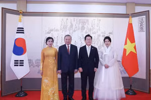 Lễ đón Tổng Bí thư Tô Lâm và Phu nhân thăm cấp Nhà nước Hàn Quốc.