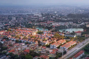 Phối cảnh khu biệt thự cao cấp Việt Trì Legacy Lakeside tại phường Thanh Miếu, Phú Thọ do Tasco làm chủ đầu tư.