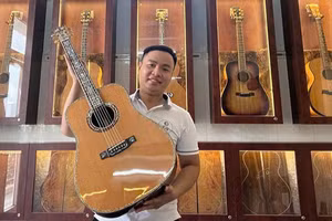Guitar Custom Showroom của Trần Quang Vũ tại Thành phố Hồ Chí Minh.