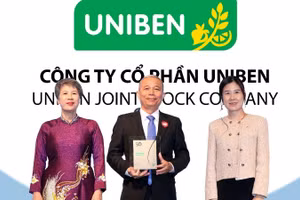 Uniben thuộc Top 50 Doanh nghiệp Phát triển Bền vững tiêu biểu trong hai năm liên tiếp