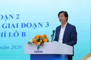 Đồng chí Nguyễn Mạnh Kha phát động thi đua hoàn thành các nhiệm vụ trọng tâm của dự án trong năm 2026.