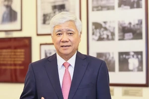 Đồng chí Đỗ Văn Chiến, Ủy viên Bộ Chính trị, Bí thư Trung ương Đảng, Bí thư Đảng ủy Mặt trận Tổ quốc, các đoàn thể Trung ương, Chủ tịch Ủy ban Trung ương Mặt trận Tổ quốc Việt Nam. (Ảnh: Quang Vinh)