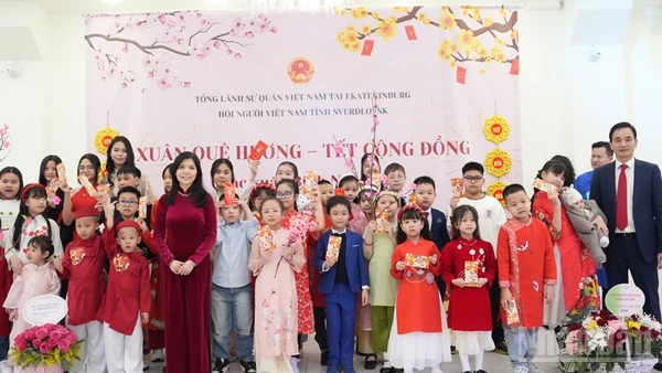 Chương trình Xuân quê hương - Tết cộng đồng chào Xuân Bính Ngọ 2026 của cộng đồng người Việt Nam tại tỉnh Sverdlovsk.