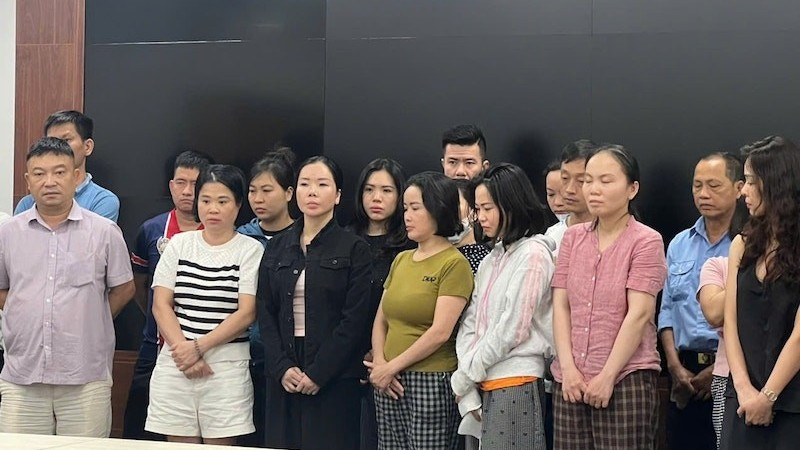 Hàng chục đối tượng đã bị khởi tố liên quan đến vụ án tại Viện Pháp y tâm thần Trung ương. (Ảnh: CATP)