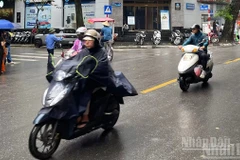 Dự báo khu vực Hà Nội có mưa, trời rét đậm.