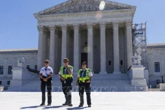 Tòa án tối cao Mỹ ở Washington D.C. Ảnh: THX/TTXVN