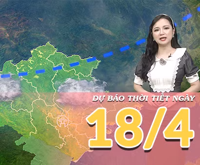[Video] Dự báo thời tiết đêm nay và ngày mai 18/4/2026: Mưa dông rải rác, nắng đan xen