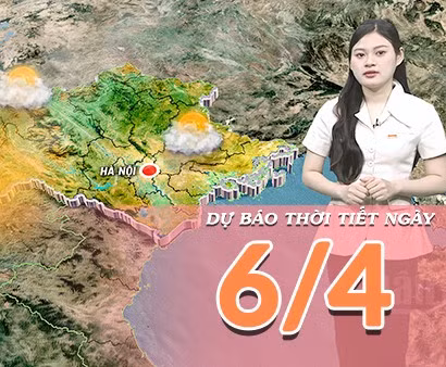 [Video] Dự báo thời tiết ngày 6/4/2026: Tây Bắc Bộ và Trung Bộ nắng nóng đỉnh điểm 