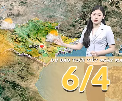 [Video] Dự báo thời tiết đêm nay và ngày mai 6/4/2026: Nắng nóng gay gắt bao phủ diện rộng trên cả nước