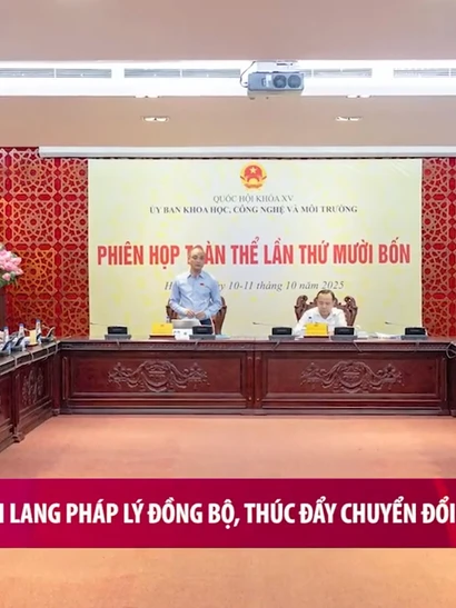 [Video] Tạo hành lang pháp lý đồng bộ, thúc đẩy chuyển đổi số quốc gia