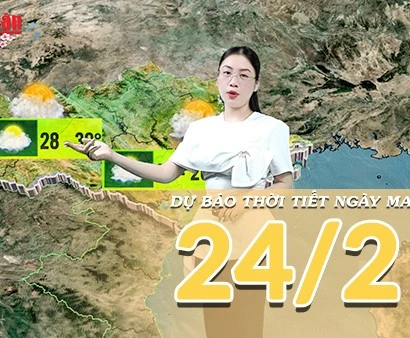 [Video] Dự báo thời tiết đêm nay và ngày mai 24/2/2026: Miền Bắc mưa phùn sương mù, Nam Bộ đón mưa trái mùa