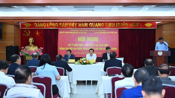 Quang cảnh Hội nghị được tổ chức tại Hội Luật gia Việt Nam. (Ảnh: PHAN LINH)