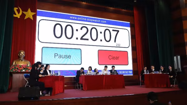 Các đội tham gia có sự chuẩn bị kỹ lưỡng, nghiêm túc cho mỗi vòng thi.