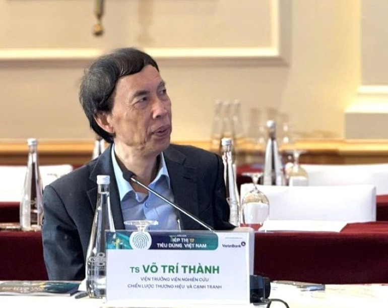 Tiến sĩ Võ Trí Thành, Viện trưởng Viện Nghiên cứu Chiến lược thương hiệu và Cạnh tranh. (Ảnh: HNV) ongthanh.jpg