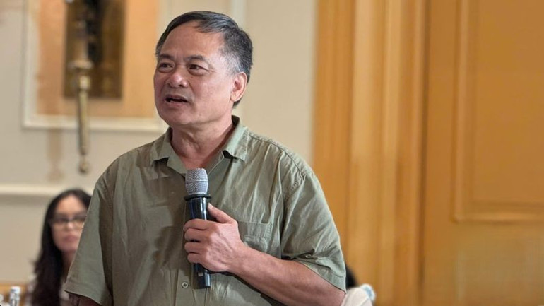 Phó Giáo sư, Tiến sĩ Nguyễn Quốc Thịnh, chuyên gia xây dựng thương hiệu - Trường đại học Thương mại. (Ảnh: HNV) ongthinh.jpg