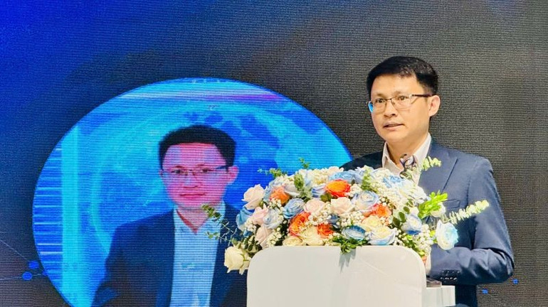รองผู้อำนวยการศูนย์นวัตกรรมแห่งชาติ หวอซวนโห่ย กล่าวสุนทรพจน์ในการประชุมเชิงปฏิบัติการ (ภาพ: HNV) bl3.jpg
