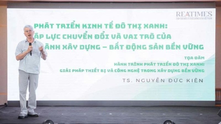 Tiến sĩ Nguyễn Đức Kiên, nguyên Phó Chủ nhiệm Ủy ban Kinh tế của Quốc hội, Tổ trưởng Tổ tư vấn kinh tế của Thủ tướng. (Ảnh: PV) xanhhoa4.jpg
