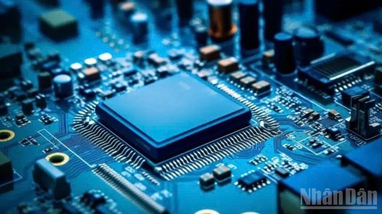 Nghiên cứu và sản xuất chip là một phần không thể thiếu trong công nghiệp bán dẫn. (Ảnh: PV) ndo_br_digital4.jpg