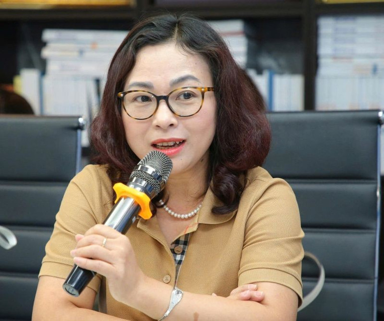 Bà Tống Thị Hạnh, Cục trưởng Cục Quản lý nhà và thị trường bất động sản, Bộ Xây dựng. (Ảnh: PV) toadamdtmdv1.jpg
