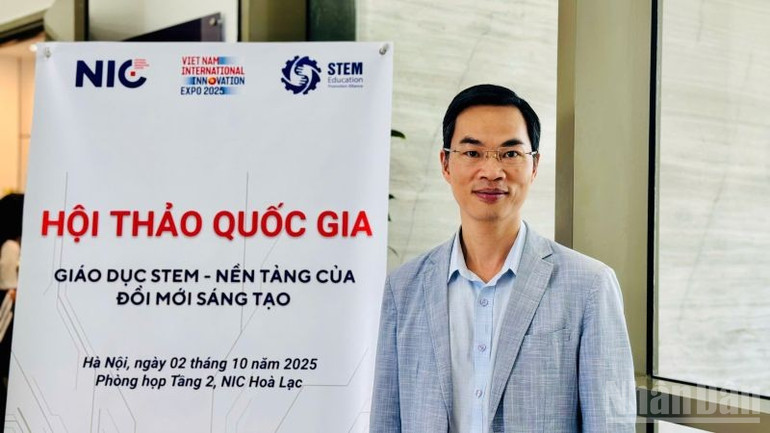 Herr Do Tien Thinh, stellvertretender Direktor des Nationalen Innovationszentrums. (Foto: HNV) ndo_br_stem3.jpg