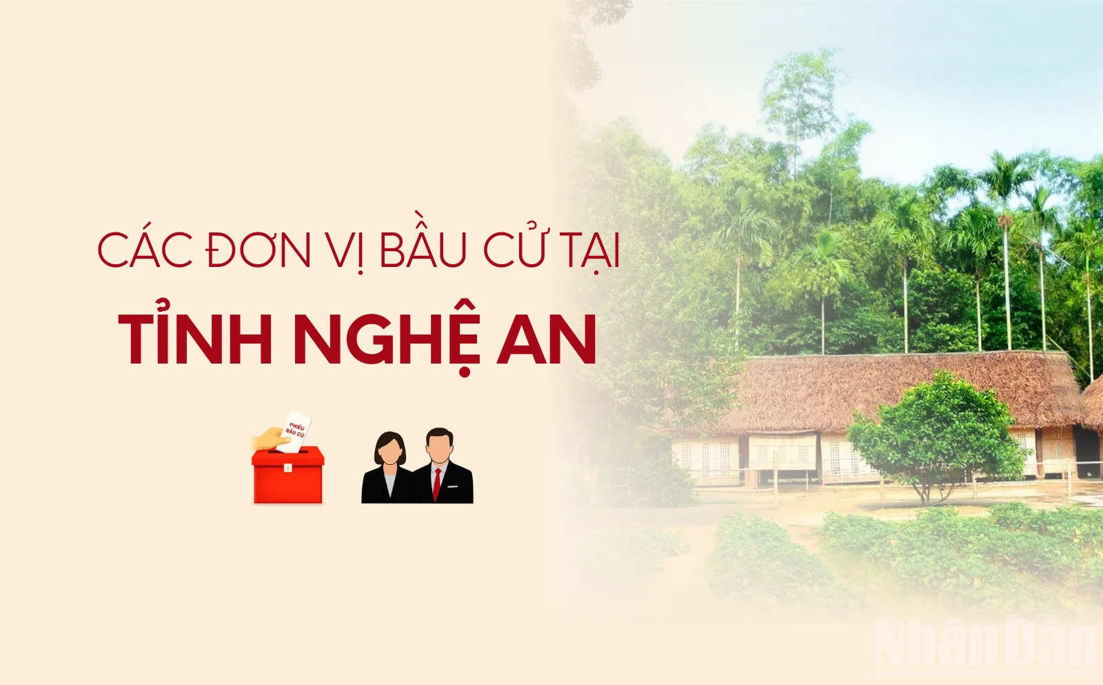 Infographic: Các đơn vị bầu cử đại biểu Quốc hội tại tỉnh Nghệ An