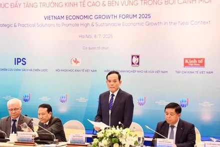 Đồng chí Trần Lưu Quang phát biểu tại diễn đàn.