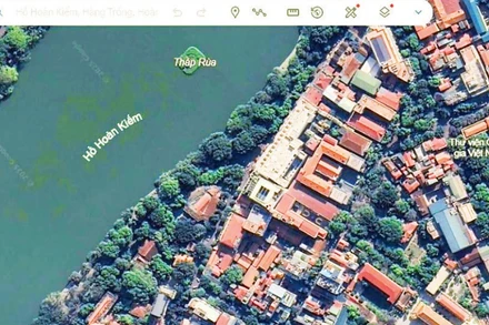 Công nghệ viễn thám trên ứng dụng Google Earth có hình ảnh phân giải cao, hỗ trợ hiệu quả công tác quy hoạch và quản lý hạ tầng hiện đại.