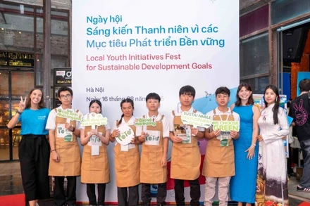 Một sự kiện về thúc đẩy phát triển bền vững do Liên hợp quốc tổ chức tại Việt Nam. (Ảnh UN)