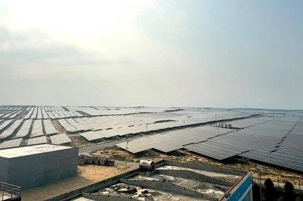 Nhà máy điện mặt trời Phù Mỹ, tỉnh Gia Lai.