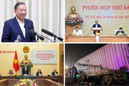 Tin nổi bật ngày 26/2: Tổng Bí thư dự Hội nghị tiếp xúc giữa cử tri với người ứng cử đại biểu Quốc hội; Hội nghị triển khai công tác bầu cử đại biểu Quốc hội và Hội đồng nhân dân các cấp