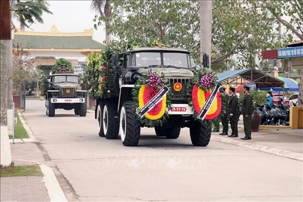 Lễ Hỏa táng nguyên Phó Chủ tịch Hội đồng Bộ trưởng Đoàn Duy Thành tại quê nhà Hải Phòng. (Ảnh: Hoàng Ngọc/TTXVN)