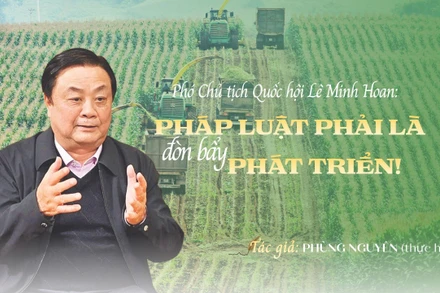Phó Chủ tịch Quốc hội Lê Minh Hoan: Pháp luật phải là đòn bẩy phát triển!