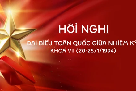 Hội nghị Đại biểu toàn quốc giữa nhiệm kỳ khóa VII (20-25/1/1994)