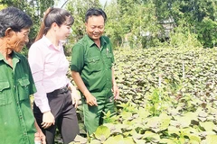 Hội Cựu chiến binh tỉnh Tây Ninh phối hợp chặt chẽ với Ngân hàng Chính sách xã hội lồng ghép vay vốn tín dụng chính sách giúp hội viên phát triển kinh tế, vươn lên làm giàu.