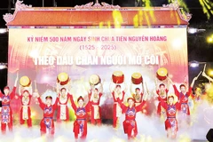Một tiết mục trong chương trình chính luận nghệ thuật “Theo dấu chân người mở cõi”.