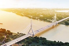 Quy hoạch với tầm nhìn 100 năm sẽ giúp Hà Nội kết nối, khai thác hệ thống hạ tầng một cách hiệu quả. (Trong ảnh: Phối cảnh cầu Tứ Liên)