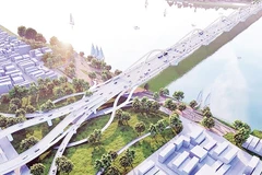 Phối cảnh thiết kế cầu Trần Hưng Đạo.