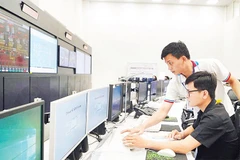 Phòng điều khiển trung tâm (OCC) của tuyến Metro số 1, đặt tại depot Long Bình, được xem là “bộ não” giúp vận hành tuyến Metro số 1 thông suốt. (Ảnh THẾ ANH)