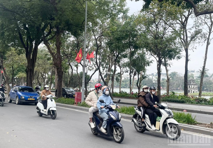 Dự báo khu vực Hà Nội đêm nay trời chuyển rét. (Ảnh minh họa: Đ.T)